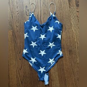 Blue and White Stars Bodysuit